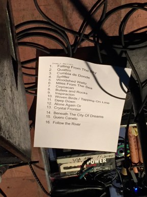 Calexico Lincoln Hall Set List